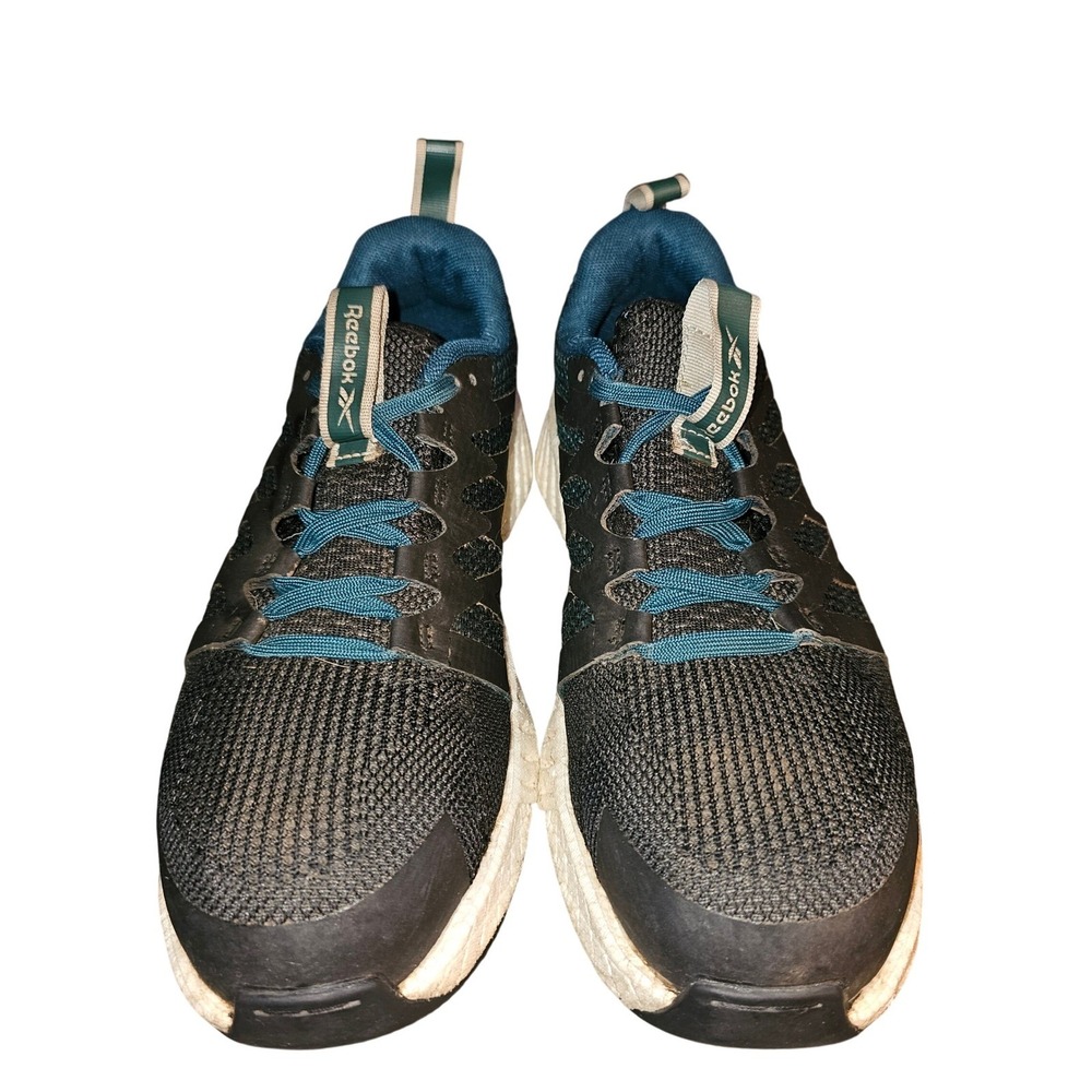 Safety Toe Composite Reebok Women's ASTM‎ F2413 18 Black Teal Athletic Shoes - Picture 5 of 7